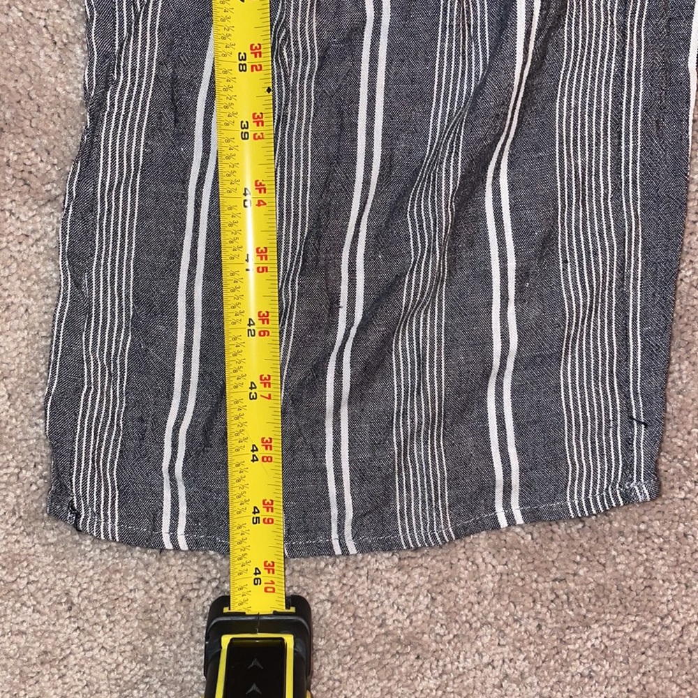 Chloe + Rene blue and white striped romper - Picture 9 of 9